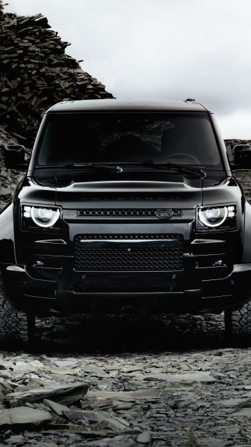 Land Rover Defender OCTA Black, 2025, 5K, 8K, Black cars