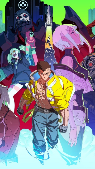 Cyberpunk: Edgerunners, Poster, Netflix series, David Martinez, Animated series