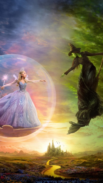 Wicked: For Good, Poster, 5K, 2025 Movies, Ariana Grande, Cynthia Erivo