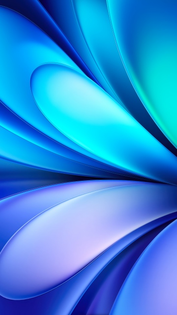 Blue abstract, Vivo Pad, Gradient Abstract, Curves, Modern, 5K, Stock, Blue aesthetic