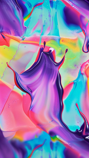 Liquid art, Abstract design, Vibrant, Fluid art, 5K