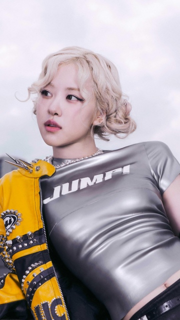Rose (Blackpink) - JUMP, 8K, K-Pop singer, 5K, Latex