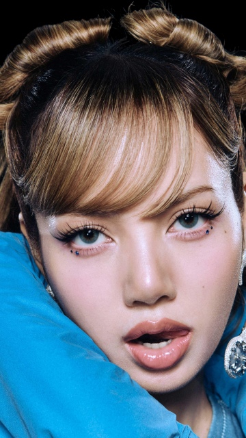 Lisa, Individual, 8K, 5K, Black background, Blackpink