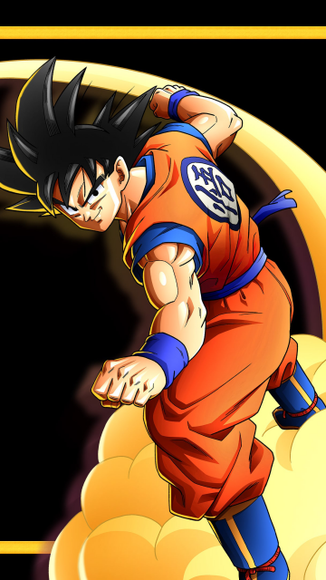 Dragon Ball Z: Kakarot, Key Art, Video Game, Goku, Black background