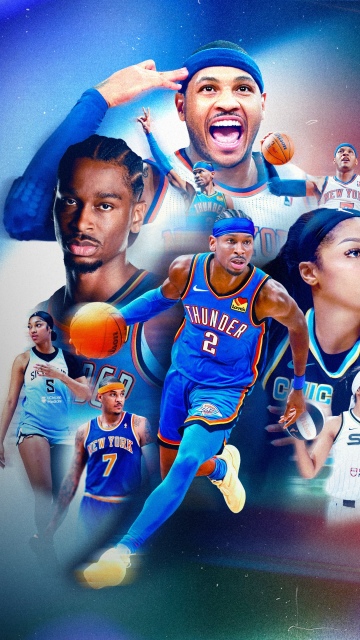 NBA 2K26, 2025 Games, Angel Reese, Carmelo Anthony, Shai Gilgeous-Alexander