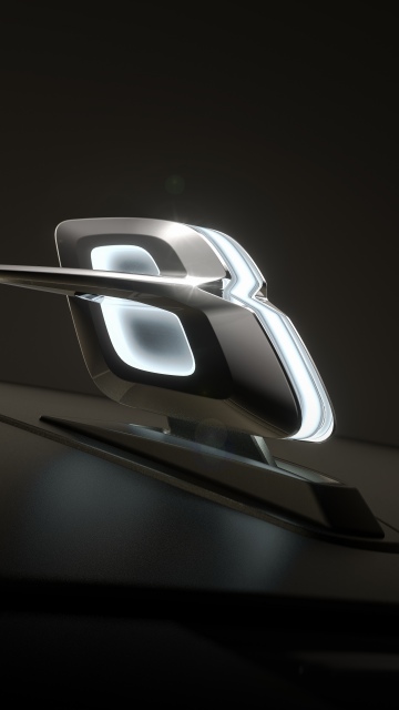 Bentley EXP 15, Logo, Dark background, 5K, 8K