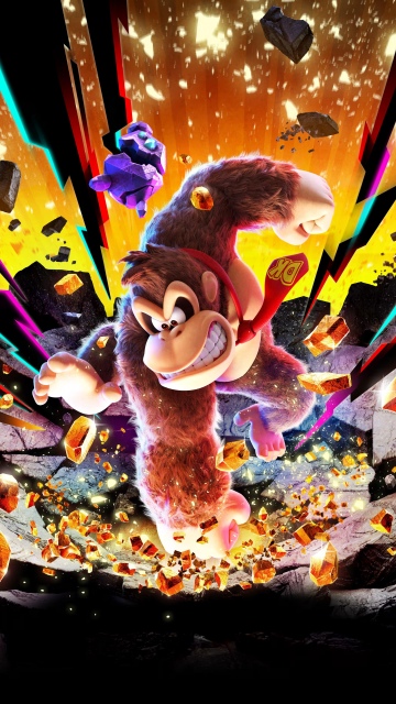 Donkey Kong Bananza, Key Art, 2025 Games, Nintendo Switch, 5K