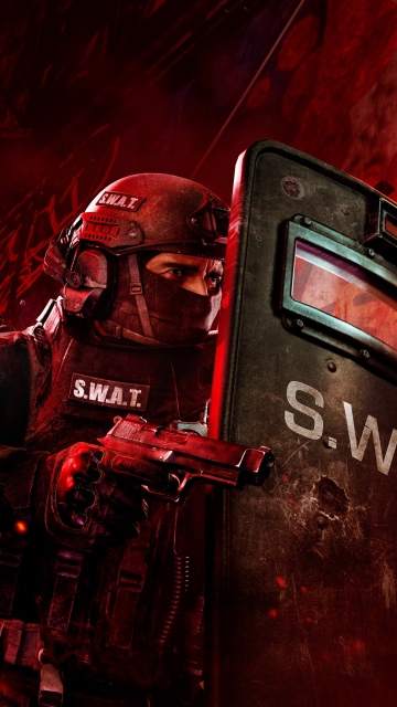SWAT, Ready or Not, Video Game, Red background, 2025 Games