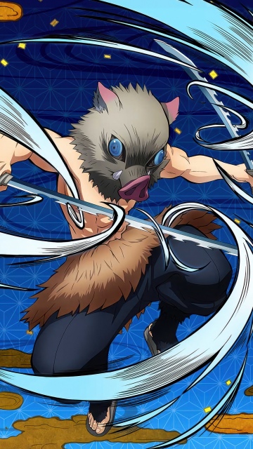 Inosuke Hashibira, Action, Demon Slayer: Kimetsu no Yaiba, Sword