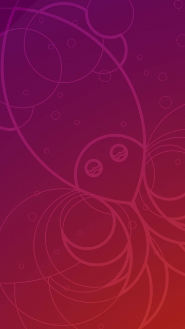 Ubuntu 18.10 (Cosmic Cuttlefish), Stock, Gradient background, Geometric