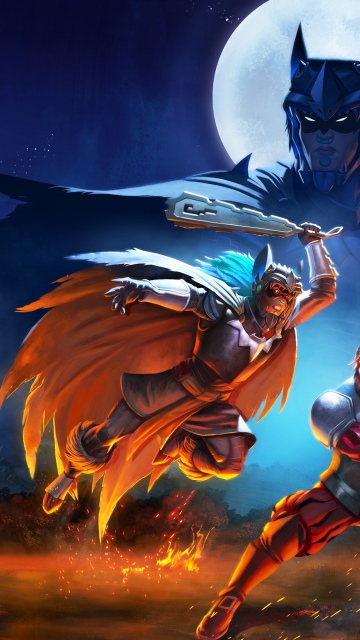 Aztec Batman: Clash of Empires, Key Art, Animated series, DC Comics