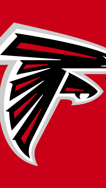Atlanta Falcons, Red background, NFL team, Logo, American football team