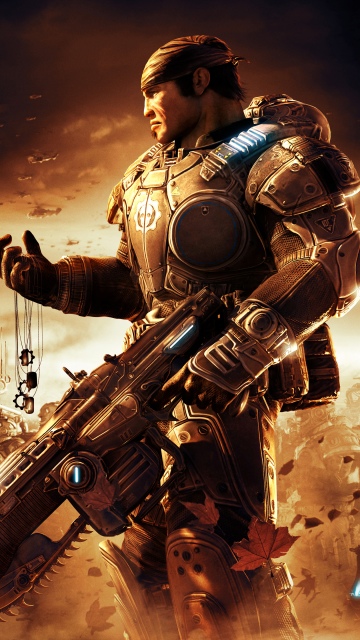 Gears of War 2, Video Game, Marcus Fenix, 5K