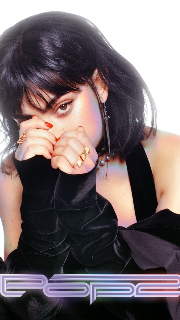 Charli XCX, Out of My Head, 5K, 8K, White background