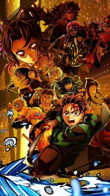 Demon Slayer: Infinity Castle, Movie poster, 2025 Games, Anime movie, Demon Slayer: Kimetsu No Yaiba Infinity Castle