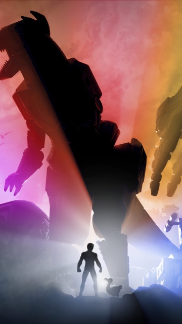 Ark: Survival Ascended, Power Rangers, 5K, Colorful