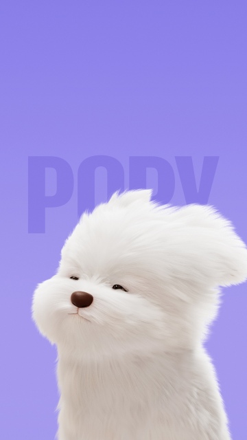Maltese Dog, Cute cartoon