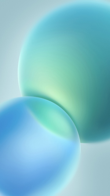 Blue abstract, Gradient shapes