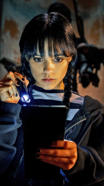Jenna Ortega as Wednesday Addams, Season 2