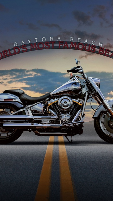 Harley-Davidson Fat Boy, Daytona Beach