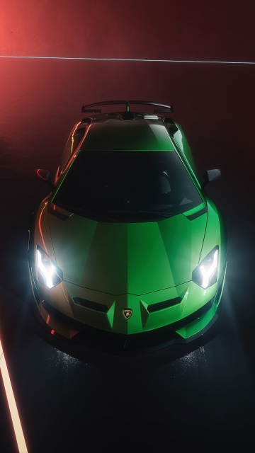 Lamborghini Aventador SVJ, CGI