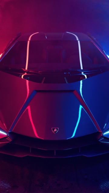 Lamborghini Sián Roadster, Neon