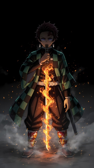 Tanjiro Kamado, Fire effect