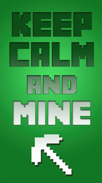 Keep Calm and Mine, Minecraft