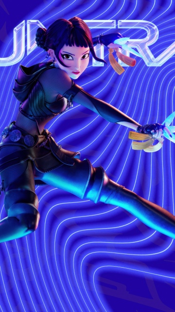 Zoey (Huntrix), Blue aesthetic
