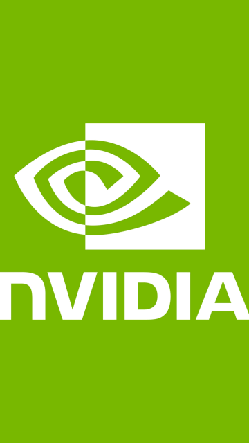 Nvidia Logo, Green background