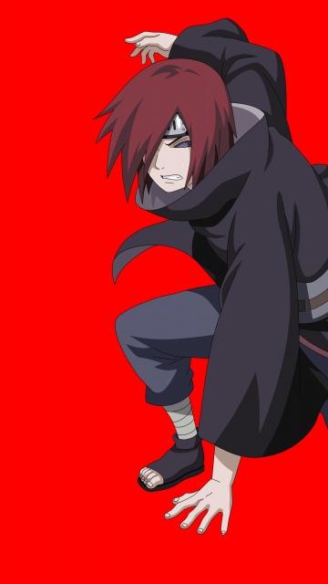 Nagato, Red background