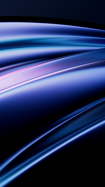 Blue abstract, Curves
