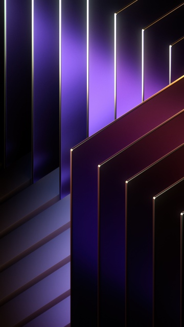 Geometric, Purple abstract