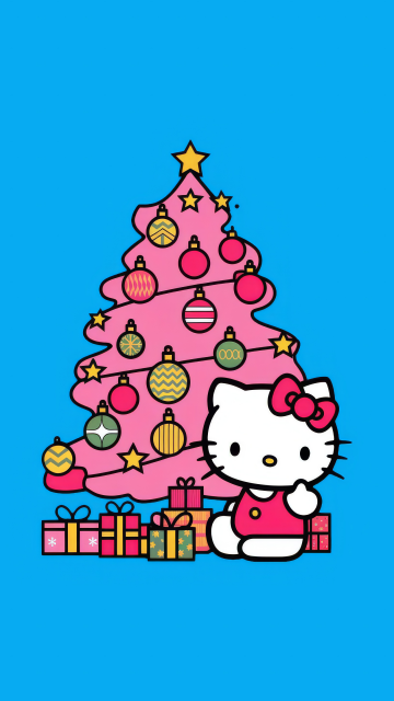 Hello Kitty, Christmas tree