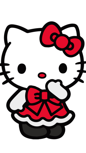 Hello Kitty, Red dress
