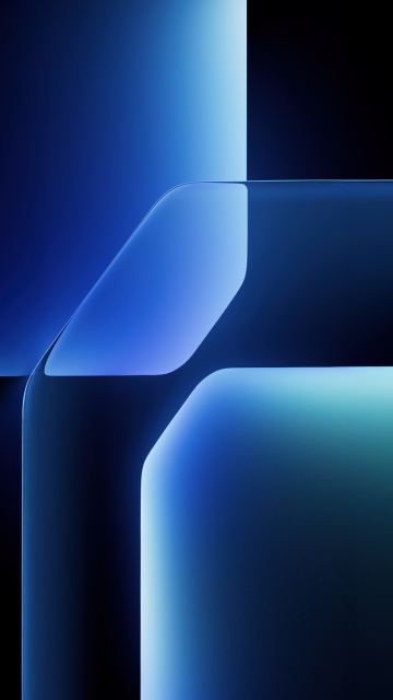 Blue abstract, Geometric