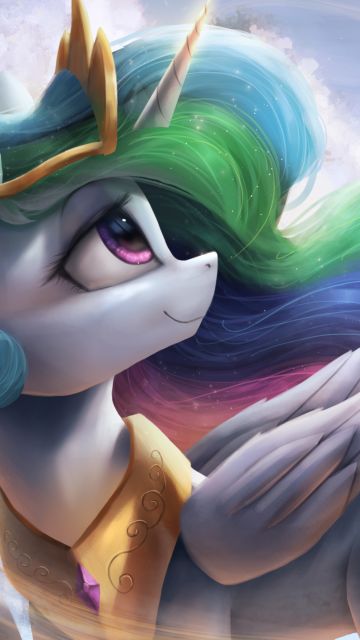 Princess Celestia, My Little Pony Friendship is Magic, Rainbow colors