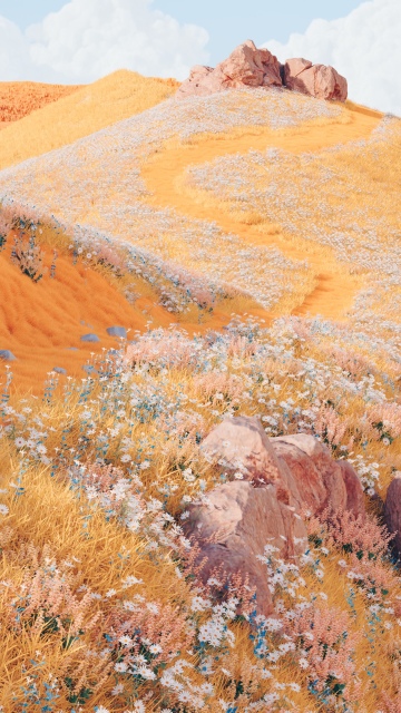 Golden fields, Dreamy
