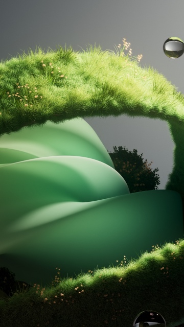 Surreal, Green Grass