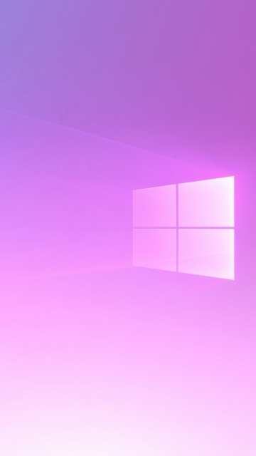 Windows 10, Light pink background