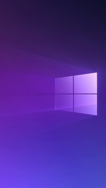 Windows 10, Purple gradient