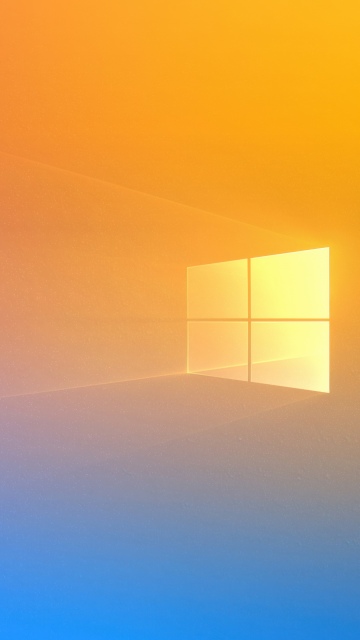 Windows 10, Yellow gradient