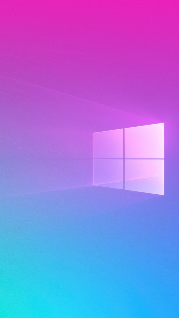 Windows 10, Pink gradient