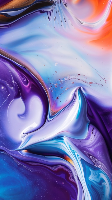 Vibrant, Fluid abstract