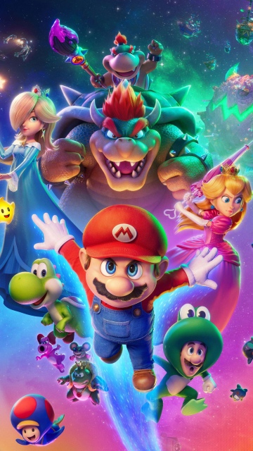 The Super Mario Galaxy Movie, Movie poster