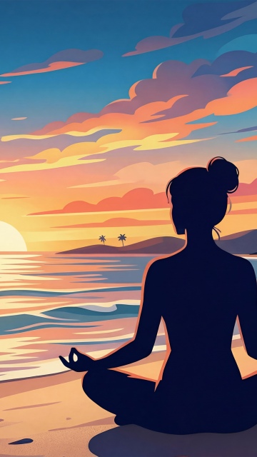 Yoga Day wallpaper, June 2026 Calendar