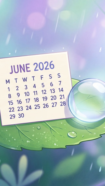 Desktop June 2026 Calendar