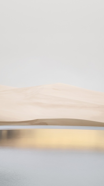 Desert, Lake reflection