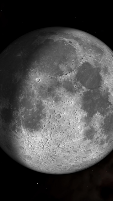 Moon, Dark background