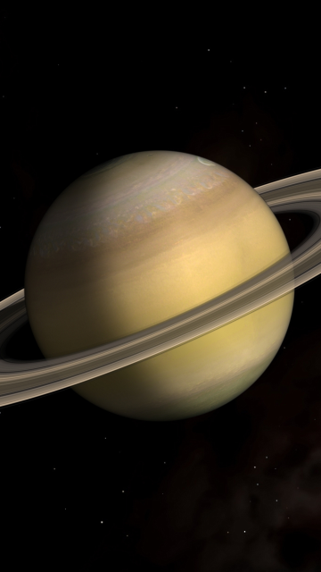 Saturn, Dark background